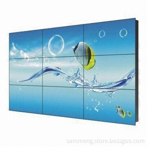 55-inch LCD Video Wall Screen with 5.7mm Ultra Narrow Bezel and 300W Power